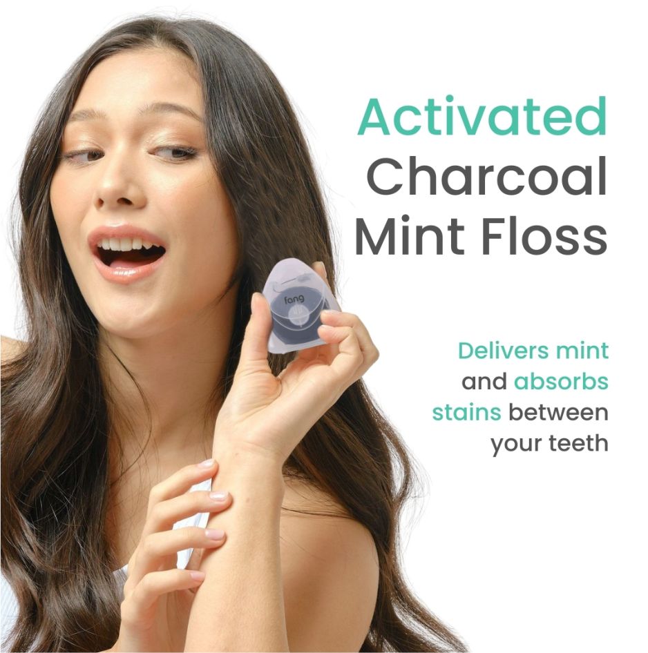 Mint Flavored Charcoal Floss
